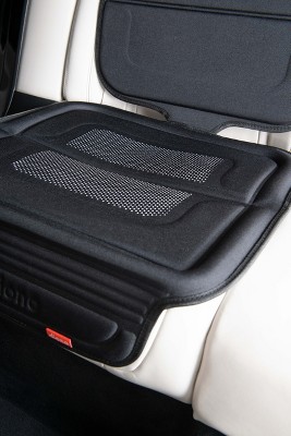 Diono Seat Guard Complete, Full Size Car Seat Protector, Raised Edges, Non Slip Backing, Black