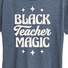 Women's - Instant Message - Black Teacher Magic Short Sleeve Graphic T-Shirt - 2 of 4