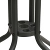 vidaXL Bistro Table Anthracite 31.5 in.x28 in. Steel - 4 of 4