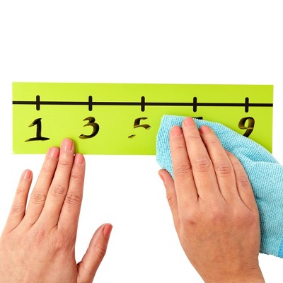 Bright Creations 37-Piece Magnetic Number Line Set for Classroom