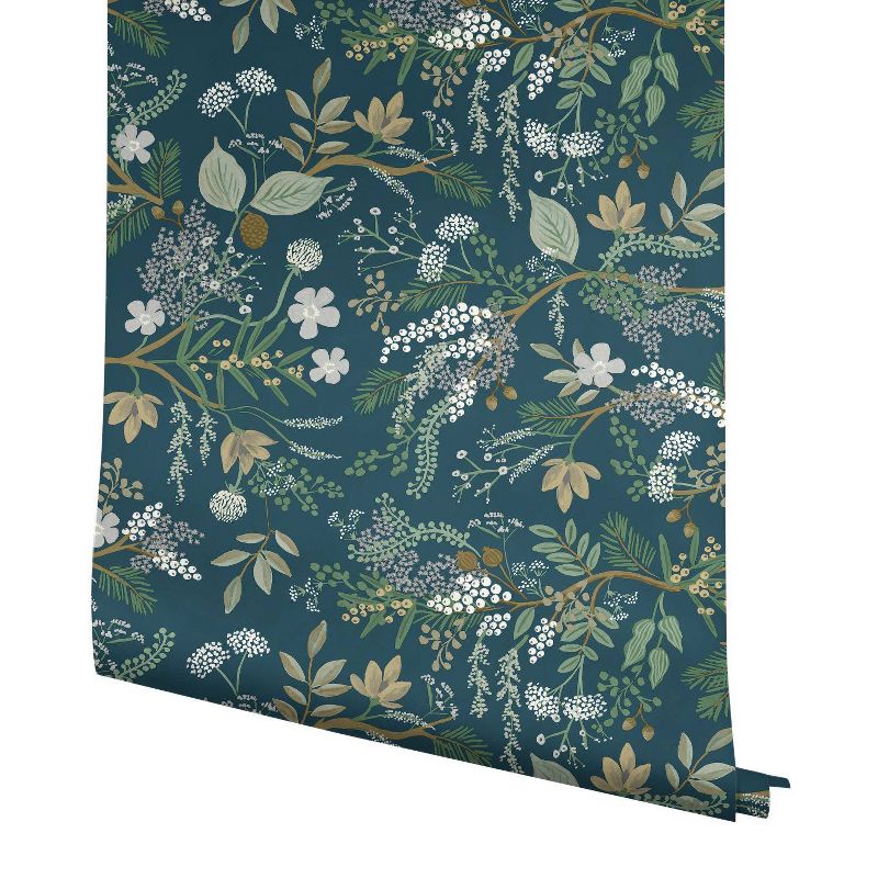 Rifle Paper Co. Juniper Forest Peel and Stick Wallpaper Evergreen, 4 of 8
