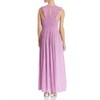 Women's Smocked Polka Dot Sleeveless Maxi Dress - AQUA - 2 of 2