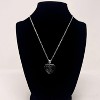 Maya's Grace Paw Print Heart Urn Necklace Dog Memorial Jewelry - 4 of 4