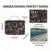 Signare USA Morning Garden Black Floral Toiletry Vanity Bag - 2 of 4