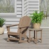 WestinTrends 2-Piece Set Outdoor Adirondack Rocking Chair with Side Table - 2 of 2