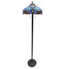 Chloe Lighting Julia Tiffany-style 2 Light Dragonfly Floor Lamp 17" Shade - 2 of 4