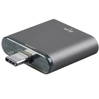 Monoprice USB Type-C to SD 4.0 Card Reader - Silver, Supports Both The UHS-I And UHS-II Ultra-High Bus Speeds