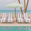 Cabana Striped Cotton Standard Size Towel/ Chaise Lounge Chair Cover Set by Blue Nile Mills - 2 of 4