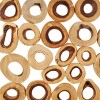 Olivia & May 28"x40" Wood Abstract Wall Decor Brown : Rustic Modern Art, Keyhole Hanging, Indoor Decor - 2 of 4