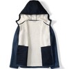 Lands' End Men's Sweater Fleece Mixed Media Full Zip Jacket - 4 of 4