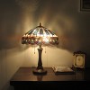 Chloe Lighting Courtland Tiffany-style 2 Light Mission Table Lamp 16" Shade - 2 of 4