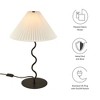 Modway Wave Table Lamp - Modern Sculptural Squiggle Lamp with Artistic Design for Bedroom, Desk, or Living Room Decor - 2 of 4