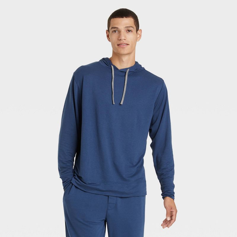 Hanes Premium Men's Long Sleeve Pajama Hoodie, 6 of 8