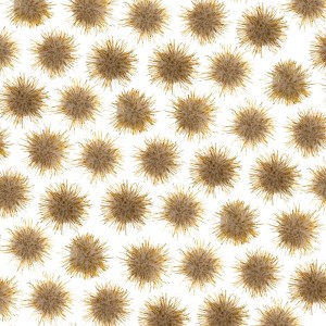 John Bead 0.5in Beige Glitter Pom Poms for Crafts DIY Art Creative, 100pcs - 1 of 4