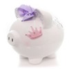 Child To Cherish 7.75 In Fancy Fairy Castle Piggy Bank Crown Money Saver Decorative Banks - image 4 of 4