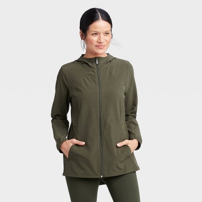 Women's Anorak Jacket - All in Motion™ Olive Green XXL – Target