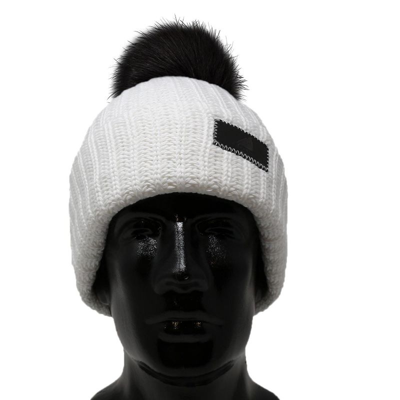 Arctic Gear Adult Cotton Cuff Winter Hat with Pom, 6 of 7