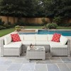 ELJGET 7 Piece Patio Furniture Set Outdoor Wicker Conversation Sets All Weather PE Rattan Sectional Sofa Set with Cushions & Coffee Table - 2 of 4