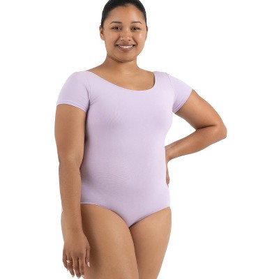 Capezio TC0002C tactel Lavender leotard - Mademoiselle Danse