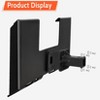 Quick Attach Skid Steer Mount Plate 3/8" Thick 3000LBS Load Steel Adapter Loader, with 2" Removable Trailer Hitch Receiver - 2 of 4