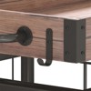 3-Tier Wine Rack Rolling Serving Cart with Lockable Wheels, Glass Rack, 3 Removable Trays - 4 of 4