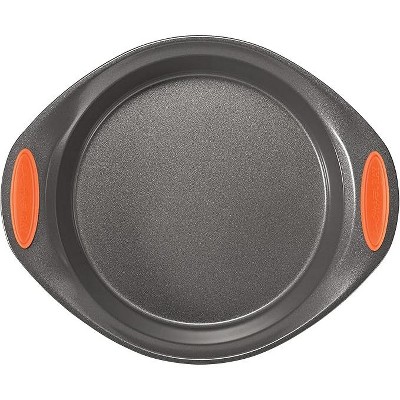 9-Inch Round Gray Nonstick Cake Pan with Grips