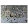 Northlight Country Rustic Winter Christmas LED Lighted Canvas Wall Art 23.5" x 15.5" - image 4 of 4