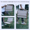 DOMETOUR Camping Chair, Folding Chair,Chair,Outdoor Camping Folding Chair£¬Outdoor Portable Folding Chair £¬Picnic Folding Chair - 3 of 4
