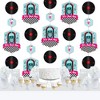 Big Dot of Happiness 50's Sock Hop - 1950s Rock N Roll Party DIY Dangler Backdrop - Hanging Vertical Decorations - 30 Pieces - 2 of 4
