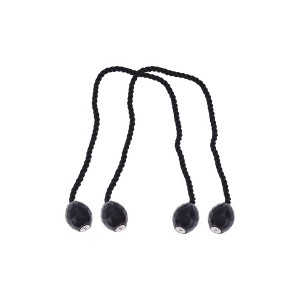 Unique Bargains Delicate Magnetic Buckle Curtain Strap Polyester Magnet Plastic 2 Pcs - 1 of 4