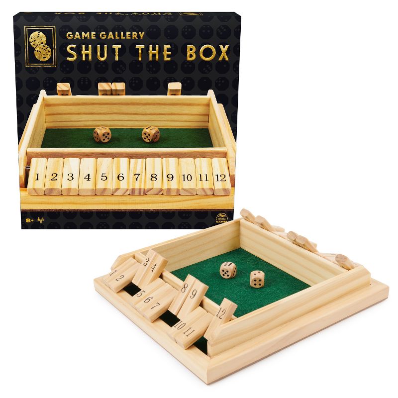 Game Gallery 2-Player Shut the Box Classic Game, 1 of 9