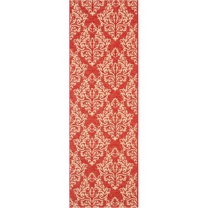 Courtyard CY6930 UV & Stain Resistant Non-Shedding Power Loomed Indoor/Outdoor Rugs - Safavieh - 1 of 4