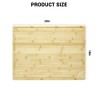 Extra Large Bamboo Cutting Board 24x18, Organic Carving Board with Juice Groove & Handles, Durable Chopping Board for Meat, Vegetables Easy to Clean - 4 of 4