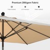 PURPLE LEAF Patio Umbrella Outdoor Table Umbrella Aluminum Frame Market Umbrella Sun Umbrella with 8 Sturdy Ribs - 4 of 4