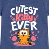 Girls' - Garfield - Cutest Kitty Ever Fitted Short Sleeve Graphic T-Shirt - 2 of 4
