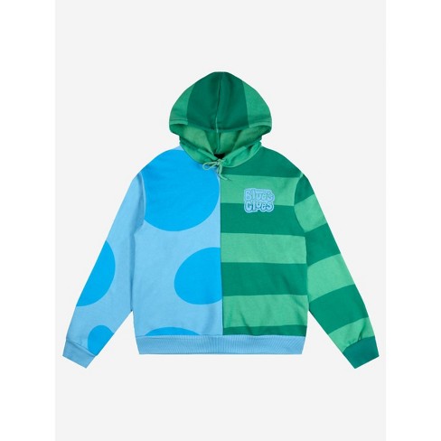 Blue green hoodie on sale