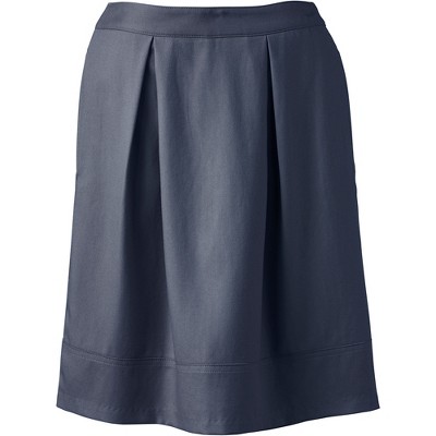 Lands' End Lands' End School Uniform Women's Solid Pleated Skort Top Of ...