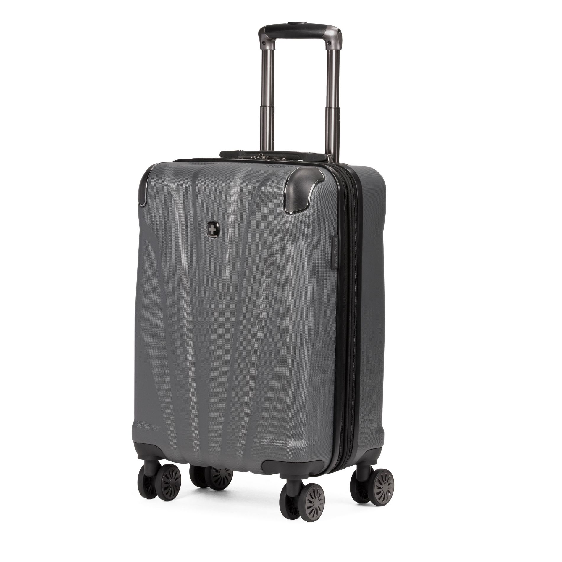 SWISSGEAR Cascade Hardside Carry On Suitcase - Dark Gray