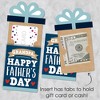 Big Dot of Happiness Grandpa, Happy Father's Day - We Love Grandfather Money and Gift Card Sleeves - Nifty Gifty Card Holders - Set of 8 - 3 of 4