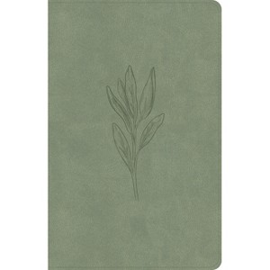 KJV Thinline Bible, Sage Suedesoft Leathertouch - by  Holman Bible Publishers (Leather Bound) - 1 of 1