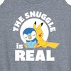 Women's - Pokémon - The Snuggle Is Real Pikachu And Piplup Graphic Racerback Tank - 2 of 4