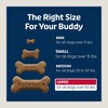 Blue Buffalo Bones Natural Crunchy Dog Treats, Large Dog Biscuits, Beef 16-oz, Pack of 4 - 3 of 4