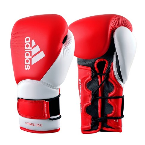 Adidas Hybrid 350 Elite Boxing Gloves - 14oz Red/white/black : Target