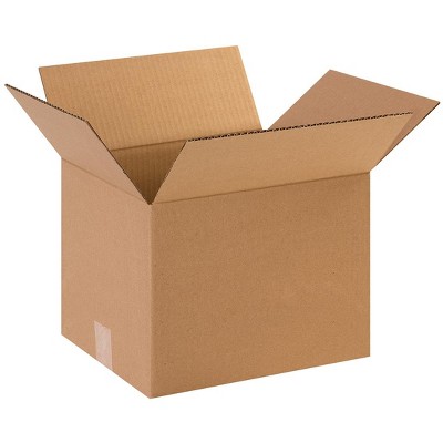 SI PRODUCTS Corrugated Boxes 12" x 10" x 9" Kraft 25/Bundle BS121009