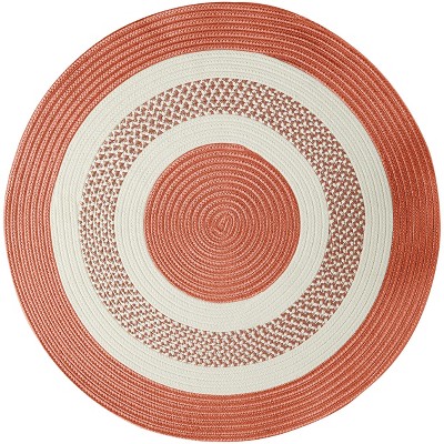 Colonial Mills Crescent Area Rug 5x5 Terracotta