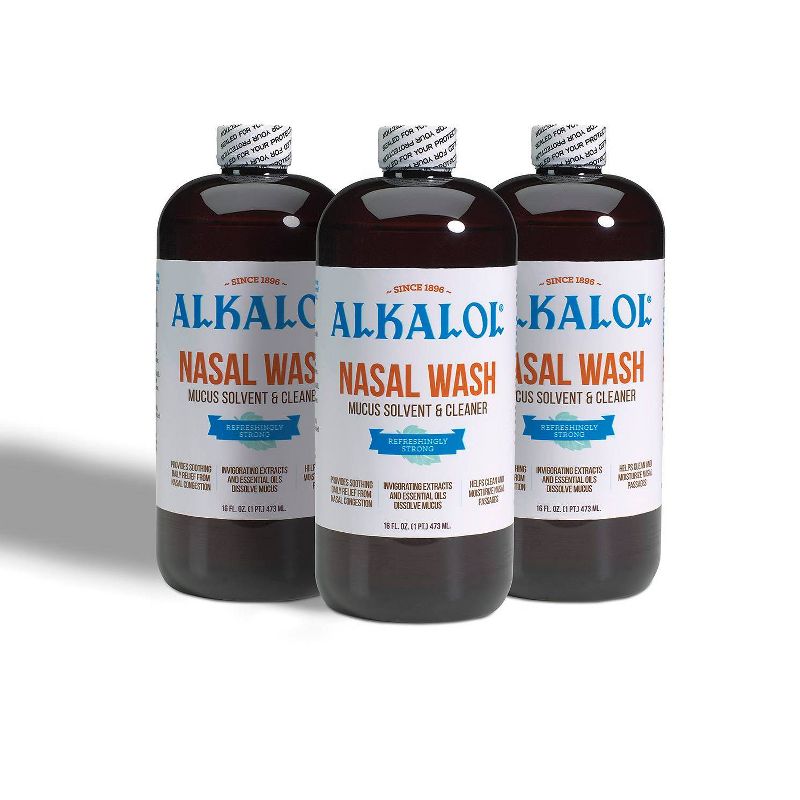 Alkalol Nasal Wash - 3pk/48 fl oz, 1 of 4