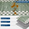 Washable Area Rug for Living Room, Modern Floor Rug with Non Slip Backing, Low Pile Stain Resistant Floor Carpet for Dorm Office Decor - 4 of 4