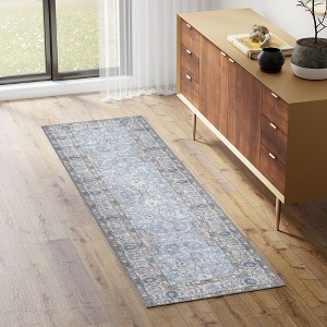 Thomasville Emporia Industrial Old World Chenille Machine Washable Non-Slip Flat Pile Area Rug Collection - 1 of 4