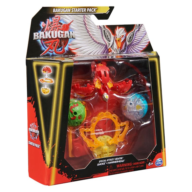 Bakugan Special Attack Ventri with Smoke and Hammerhead Starter Pack Figures, 1 of 14