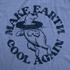 Womens Make Earth Cool Again T Shirt Funny Polar Bear Inner Tube Relaxing Graphic Novelty Tee For Ladies - Crazy Dog Women's T Shirt - 2 of 4